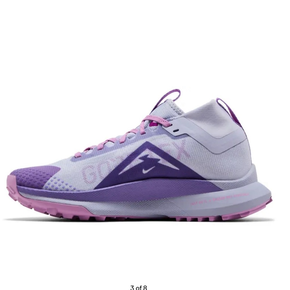 Nike Women's React Pegasus Trail 4 GORE-TEX - Lavender and Violet - Picture 2 of 8